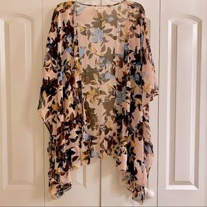 Motherhood Maternity multi color floral  kimono size 2X